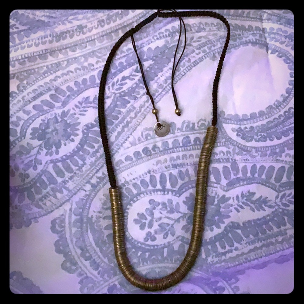 Armani Exchange adjustable necklace